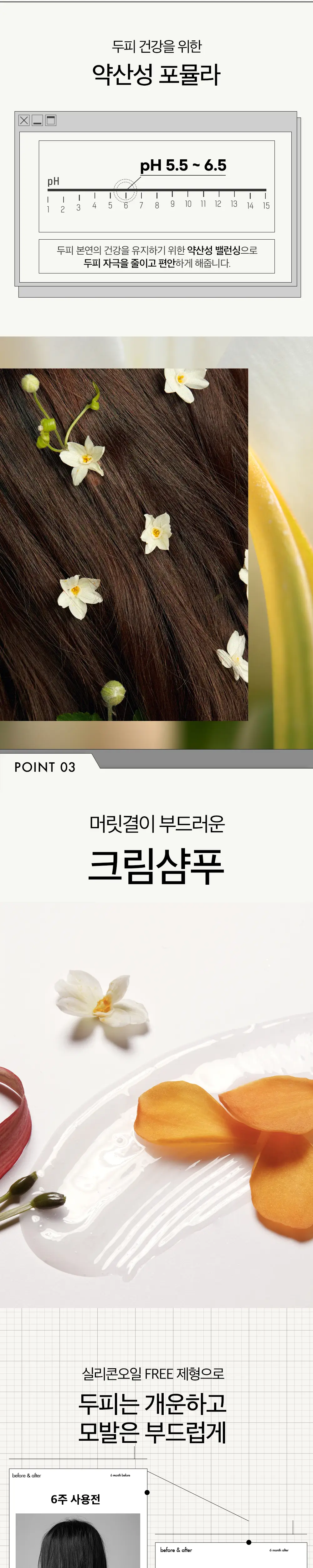 [대용량] 라보에이치 퍼퓸에디션 두피강화 샴푸 750ML(페어앤프리지아/블랑쉬앤우디) 상세페이지 2